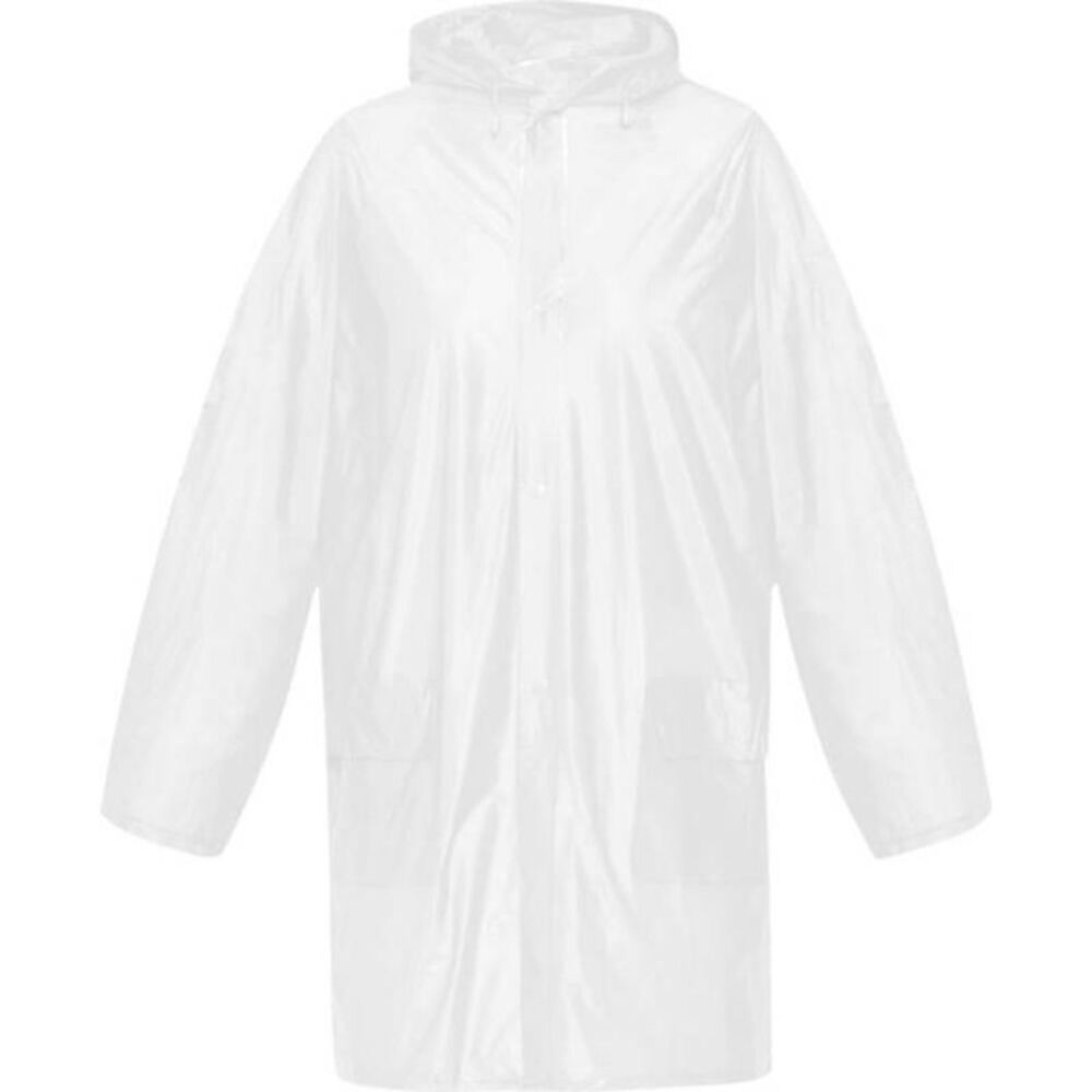 Unisex Adult Ada Raincoat / White